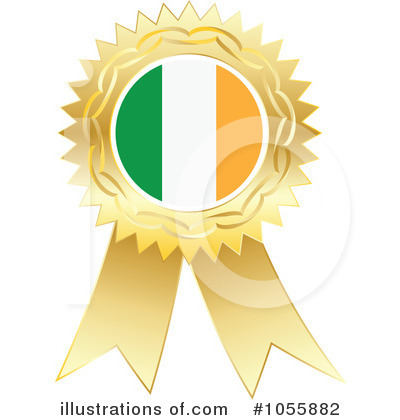 Irish Flag Clipart #1055882 by Andrei Marincas