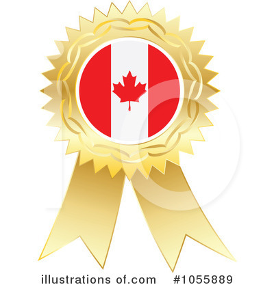 Canadian Flag Clipart #1055889 by Andrei Marincas