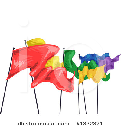 Royalty-Free (RF) Flags Clipart Illustration by BNP Design Studio - Stock Sample #1332321