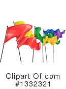 Flags Clipart #1332321 by BNP Design Studio