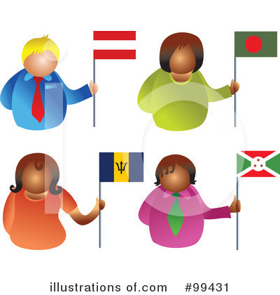 Royalty-Free (RF) Flags Clipart Illustration by Prawny - Stock Sample #99431