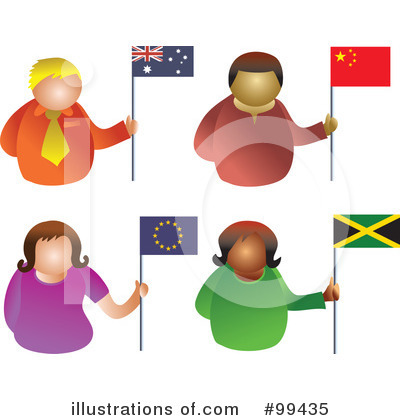 Royalty-Free (RF) Flags Clipart Illustration by Prawny - Stock Sample #99435