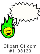 Flame Character Clipart #1198130 by lineartestpilot