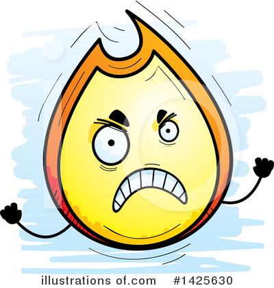 Royalty-Free (RF) Flame Clipart Illustration by Cory Thoman - Stock Sample #1425630