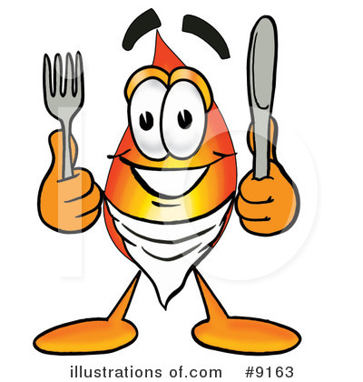 Silverware Clipart #9163 by Mascot Junction