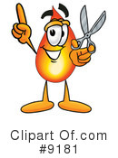 Flame Clipart #9181 by Mascot Junction