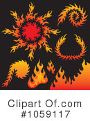 Flames Clipart #1059117 by Any Vector
