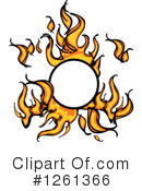 Flames Clipart #1261366 by Chromaco