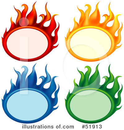 Royalty-Free (RF) Flames Clipart Illustration by dero - Stock Sample #51913