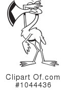 Flamingo Clipart #1044436 by toonaday