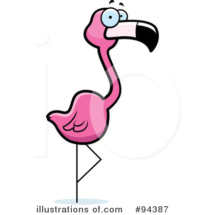 Royalty-Free (RF) Flamingo Clipart Illustration by Cory Thoman - Stock Sample #94387