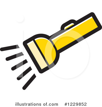Royalty-Free (RF) Flashlight Clipart Illustration by Lal Perera - Stock Sample #1229852