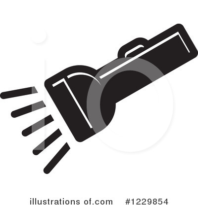 Royalty-Free (RF) Flashlight Clipart Illustration by Lal Perera - Stock Sample #1229854