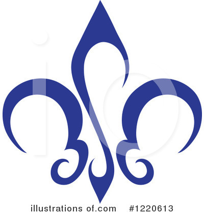 Royalty-Free (RF) Fleur De Lis Clipart Illustration by cidepix - Stock Sample #1220613