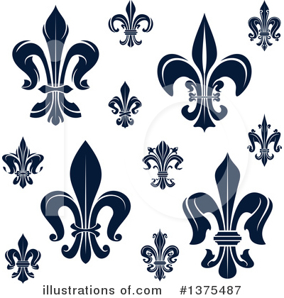 Royalty-Free (RF) Fleur De Lis Clipart Illustration by Vector Tradition SM - Stock Sample #1375487