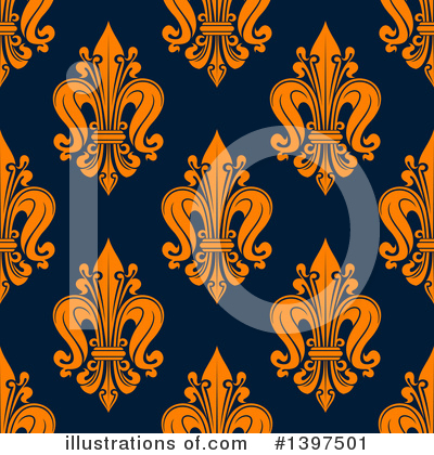 Royalty-Free (RF) Fleur De Lis Clipart Illustration by Vector Tradition SM - Stock Sample #1397501
