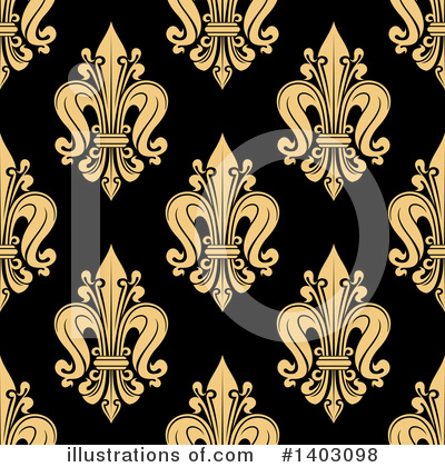 Royalty-Free (RF) Fleur De Lis Clipart Illustration by Vector Tradition SM - Stock Sample #1403098