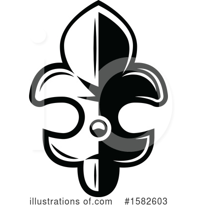 Royalty-Free (RF) Fleur De Lis Clipart Illustration by Vector Tradition SM - Stock Sample #1582603