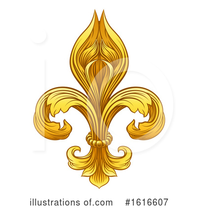 Royalty-Free (RF) Fleur De Lis Clipart Illustration by AtStockIllustration - Stock Sample #1616607