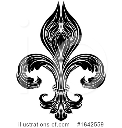 Fleur De Lis Clipart #1642559 by AtStockIllustration