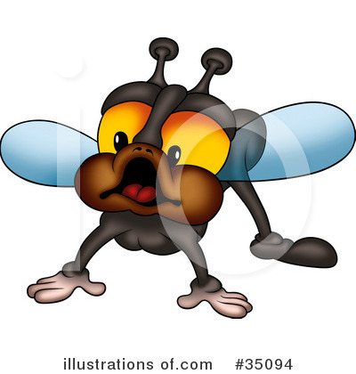 Royalty-Free (RF) Flies Clipart Illustration by dero - Stock Sample #35094
