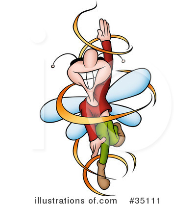 Royalty-Free (RF) Flies Clipart Illustration by dero - Stock Sample #35111