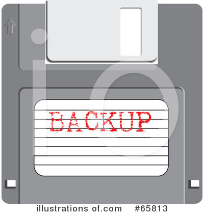 Royalty-Free (RF) Floppy Disc Clipart Illustration by Prawny - Stock Sample #65813
