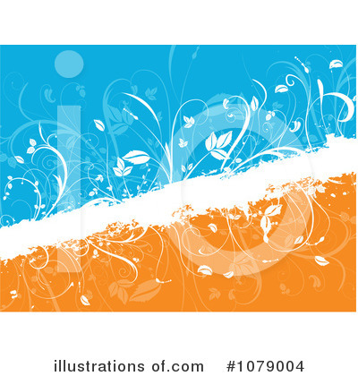 Royalty-Free (RF) Floral Background Clipart Illustration by KJ Pargeter - Stock Sample #1079004
