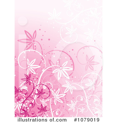 Floral Background Clipart #1079019 by KJ Pargeter