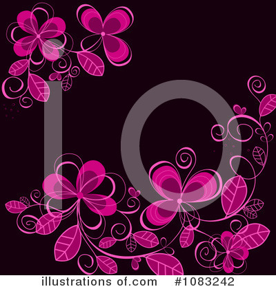 Royalty-Free (RF) Floral Background Clipart Illustration by Vector Tradition SM - Stock Sample #1083242