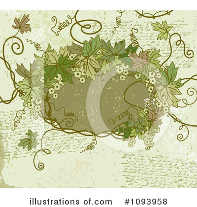 Floral Grunge Clipart #1093958 by elena