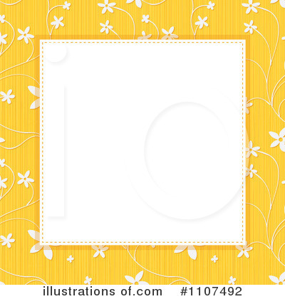 Floral Background Clipart #1107492 by Amanda Kate