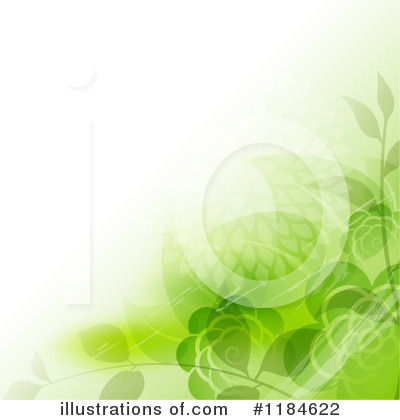 Royalty-Free (RF) Floral Background Clipart Illustration by dero - Stock Sample #1184622