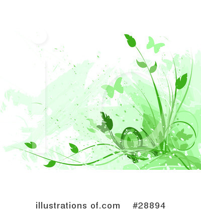 Floral Background Clipart #28894 by Tonis Pan