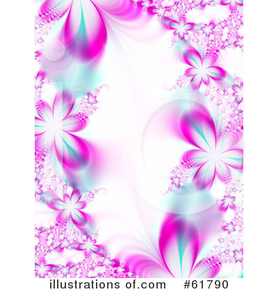 Royalty-Free (RF) Floral Background Clipart Illustration by ShazamImages - Stock Sample #61790