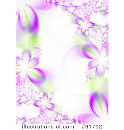 Royalty-Free (RF) Floral Background Clipart Illustration by ShazamImages - Stock Sample #61792