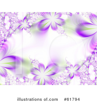 Royalty-Free (RF) Floral Background Clipart Illustration by ShazamImages - Stock Sample #61794