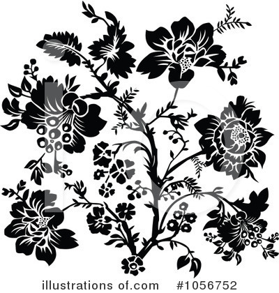 Royalty-Free (RF) Floral Clipart Illustration by BestVector - Stock Sample #1056752