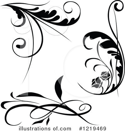 Royalty-Free (RF) Floral Clipart Illustration by dero - Stock Sample #1219469