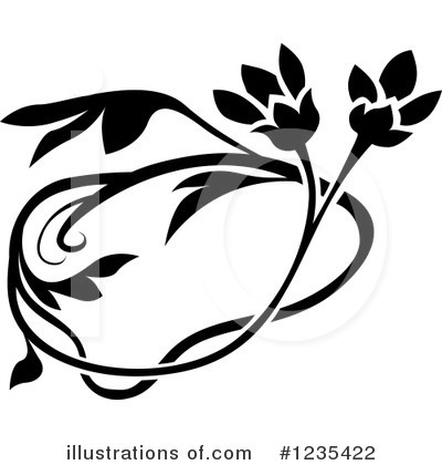 Royalty-Free (RF) Floral Clipart Illustration by dero - Stock Sample #1235422