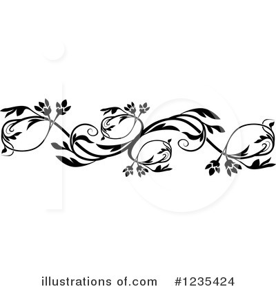 Royalty-Free (RF) Floral Clipart Illustration by dero - Stock Sample #1235424