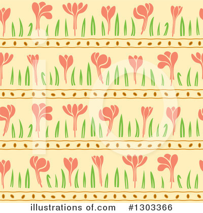 Royalty-Free (RF) Floral Clipart Illustration by Cherie Reve - Stock Sample #1303366