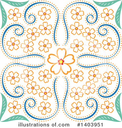 Royalty-Free (RF) Floral Clipart Illustration by Cherie Reve - Stock Sample #1403951