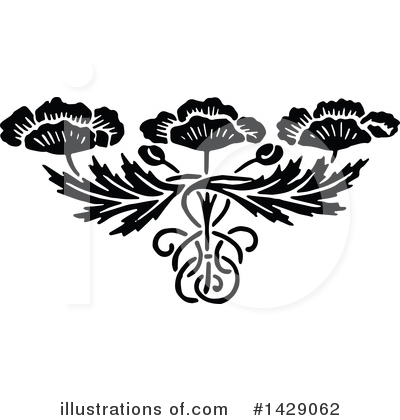 Royalty-Free (RF) Floral Clipart Illustration by Prawny Vintage - Stock Sample #1429062