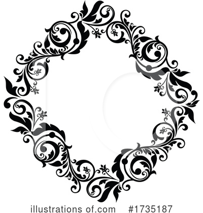 Royalty-Free (RF) Floral Clipart Illustration by Vector Tradition SM - Stock Sample #1735187