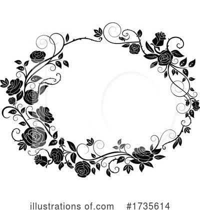 Royalty-Free (RF) Floral Clipart Illustration by Vector Tradition SM - Stock Sample #1735614