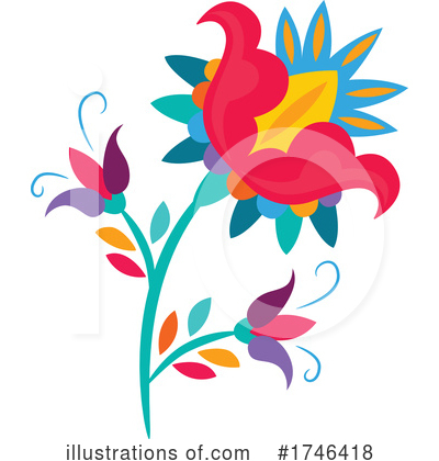 Royalty-Free (RF) Floral Clipart Illustration by Vector Tradition SM - Stock Sample #1746418