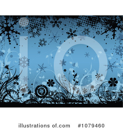 Royalty-Free (RF) Floral Grunge Clipart Illustration by KJ Pargeter - Stock Sample #1079460