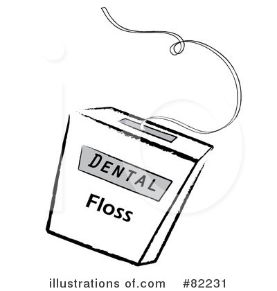 Royalty-Free (RF) Floss Clipart Illustration by Pams Clipart - Stock Sample #82231
