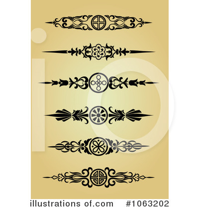 Royalty-Free (RF) Flourish Clipart Illustration by Vector Tradition SM - Stock Sample #1063202